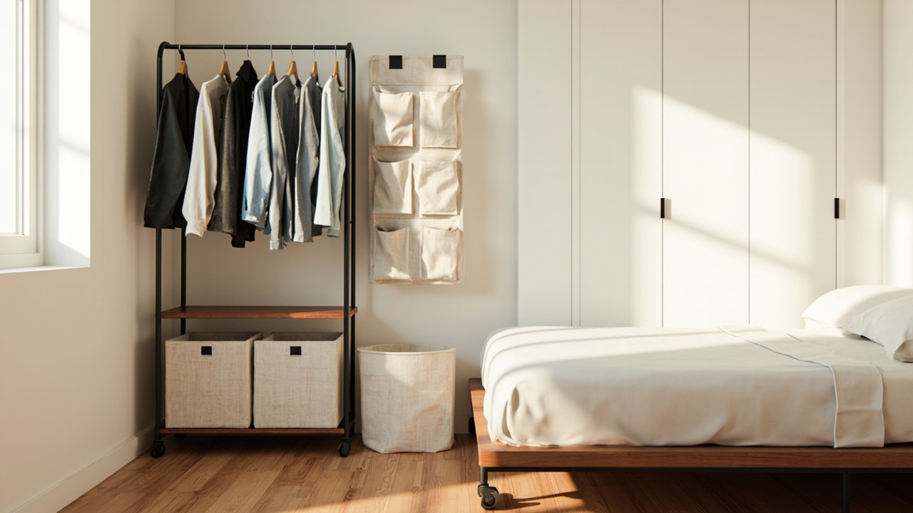 How to Organize Clothes Without a Closet: 12 Solutions