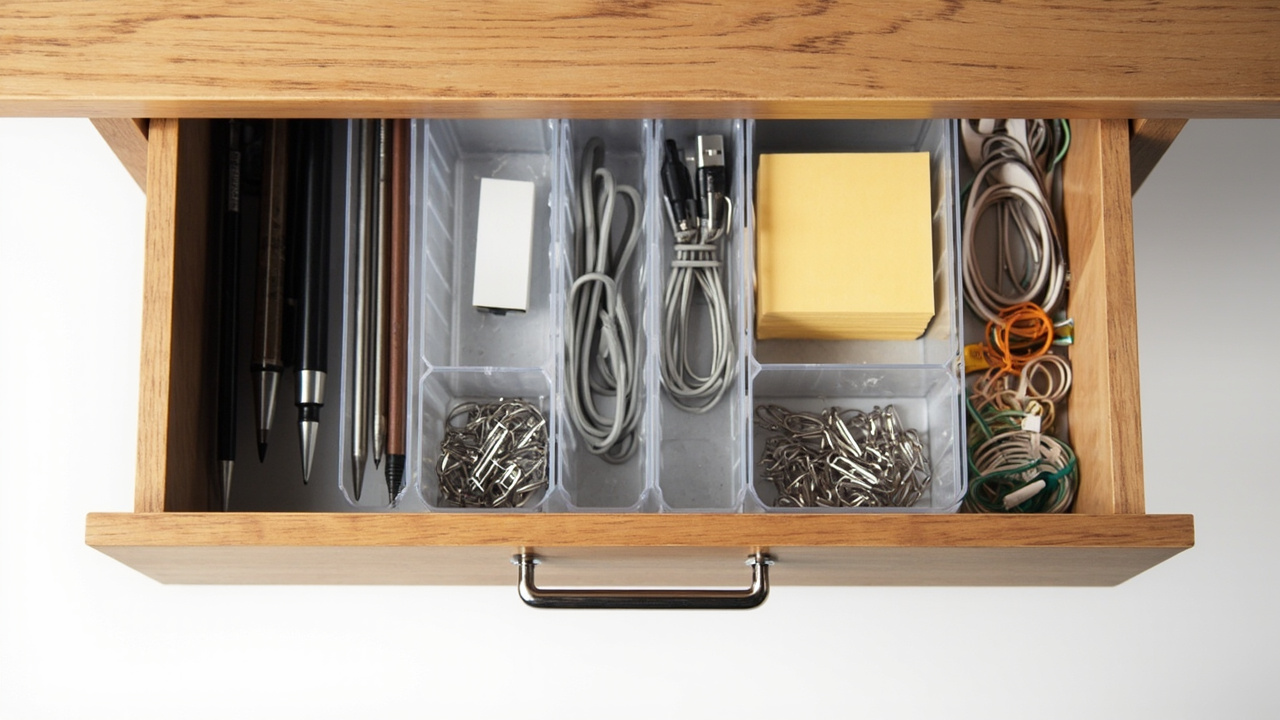 Desk Drawer Organization: 5-Zone Method + 8 Products