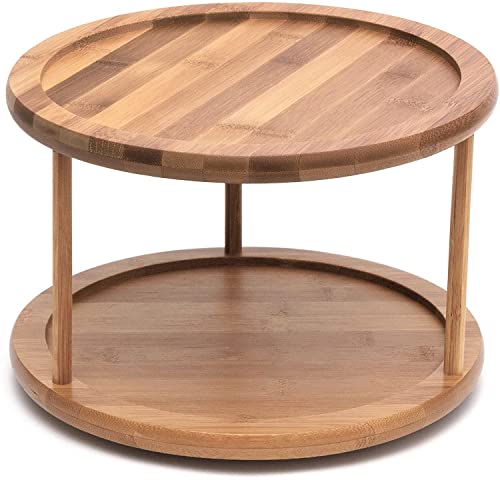 Lipper International 8302 Bamboo Wood 10 in Turntable