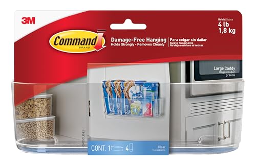 Command Large Caddy (1 Caddy + 4 Strips)