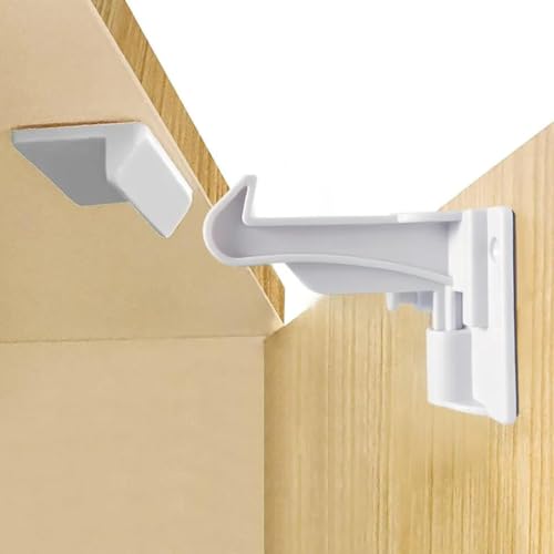 10 Pack Upgraded Invisible Baby Proofing Cabinet Latch Locks
