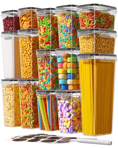 KEMETHY Airtight Food Storage Containers Set (15-Piece)